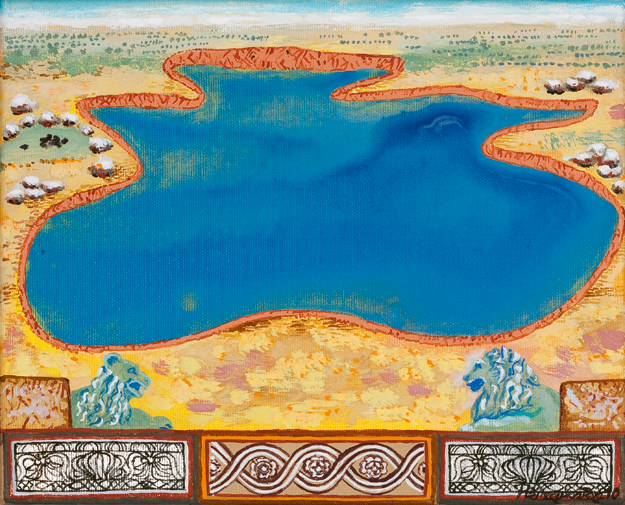 Lachende Löwen müssen kommen